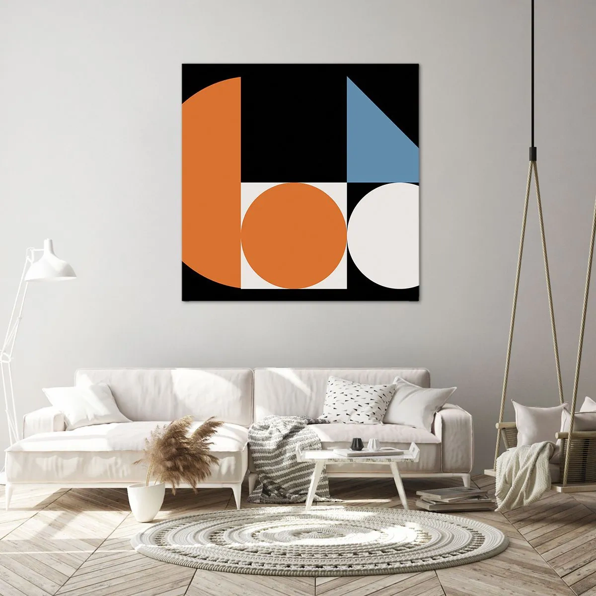 Impression sur toile - Image sur toile - Rangement de figures - 30x30 cm