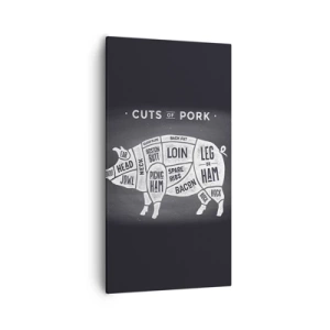 Impression sur toile - Image sur toile - L'art de la découpe - 55x100 cm