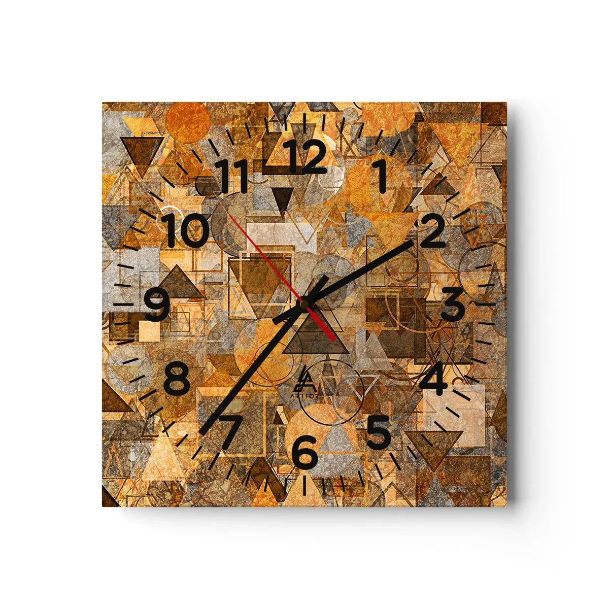 Horloge murale - Pendule murale - Le monde en forme - 40x40 cm
