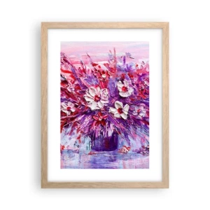 Affiche dans un chêne clair - Poster - Innocence et passion - 30x40 cm