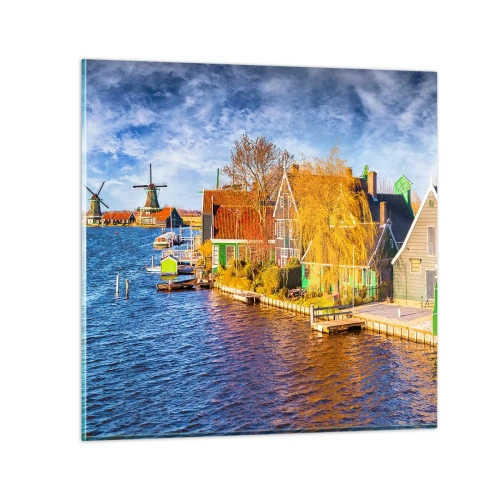 Impression sur verre - Image sur verre - C'est pareil depuis des lustres - 40x40 cm