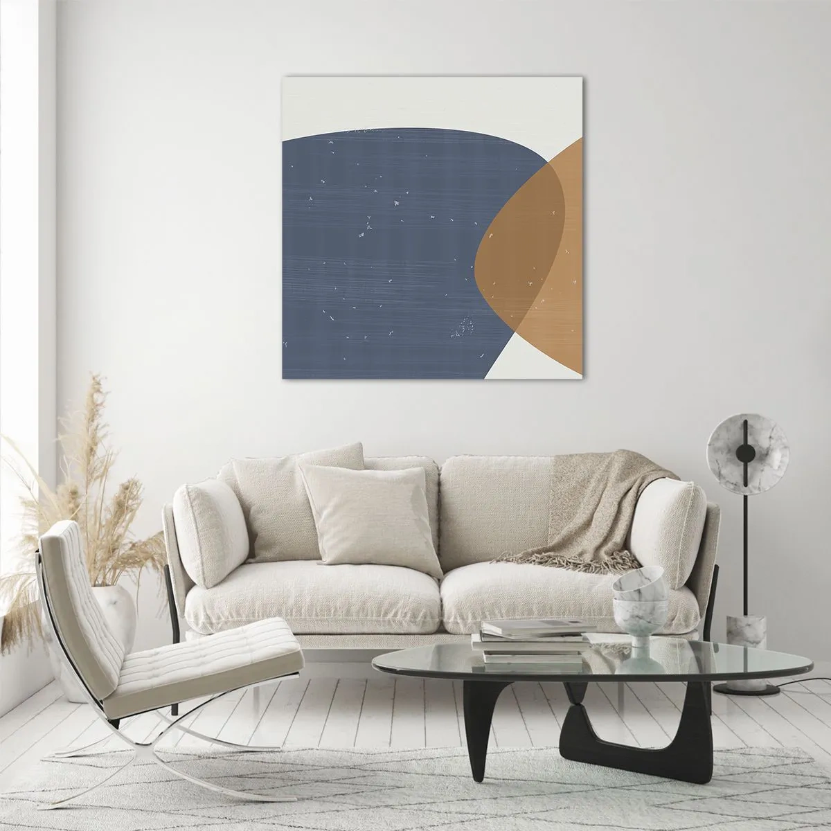 Impression sur verre - Image sur verre - Ovales et influences - 40x40 cm