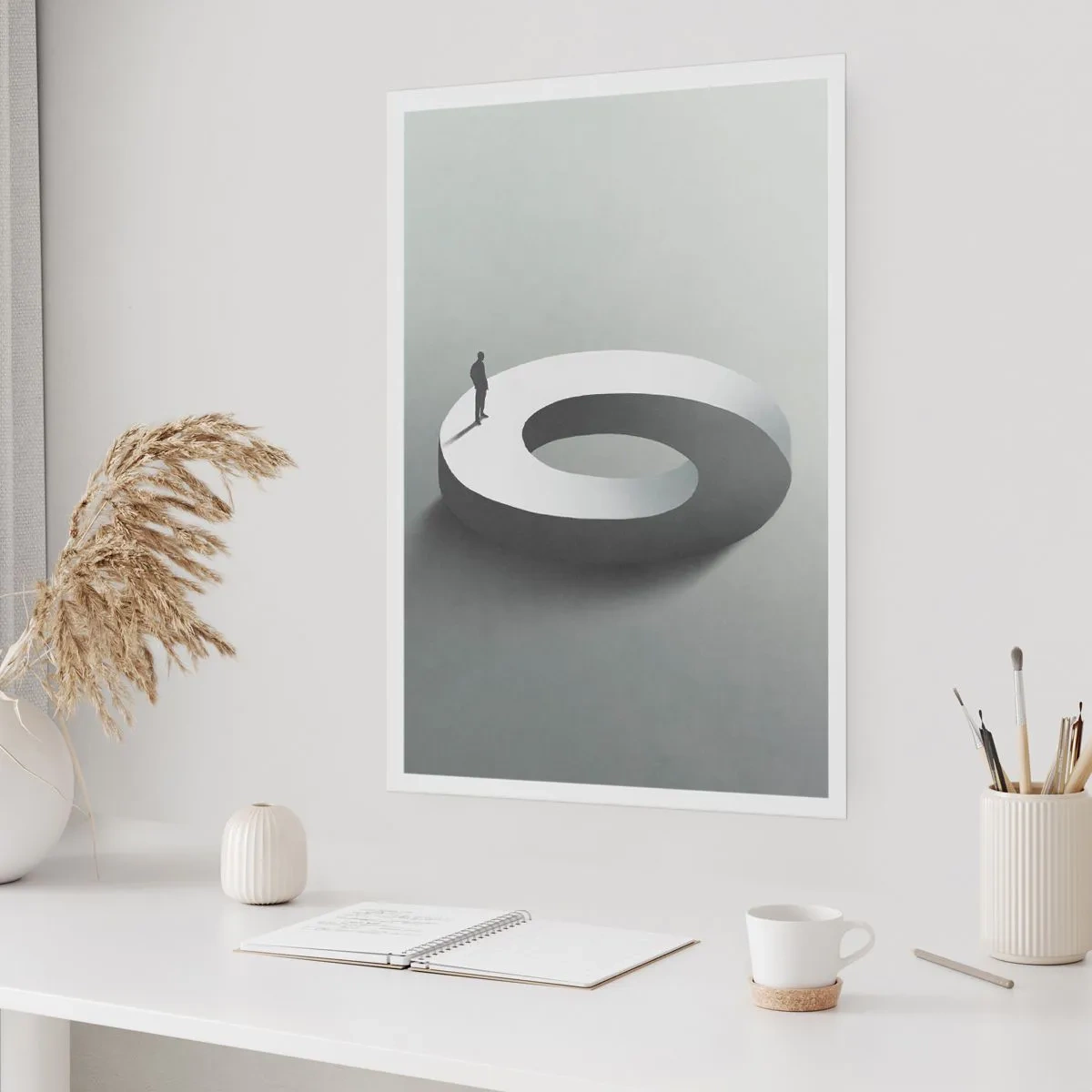 Affiche - Poster - Et sois intelligent ici - 61x91 cm