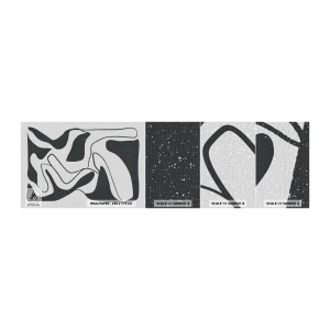 Échantillon De Papier Peint Standard Eco - Amusement de labyrinthe abstrait - Bohème, Minimalisme, Morceau - 100x30 cm
