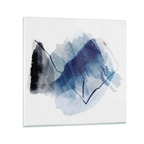 Impression sur verre - Image sur verre - Montagne de glace - 50x50 cm