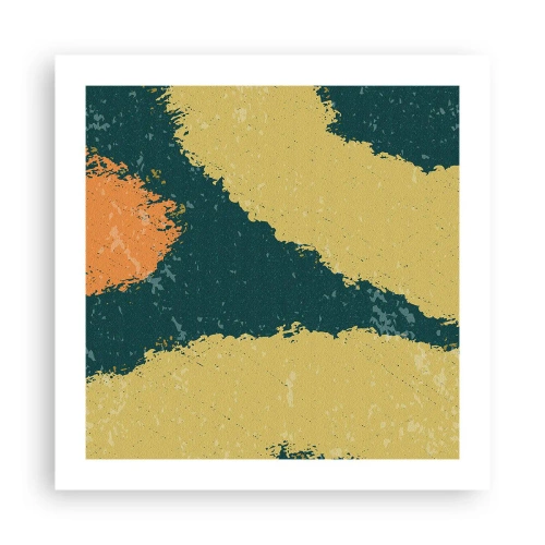 Affiche - Poster - Abstraction – mouvement lent - 50x50 cm