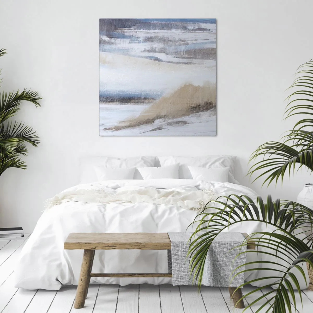 Impression sur toile - Image sur toile - Composition hivernale - 70x70 cm