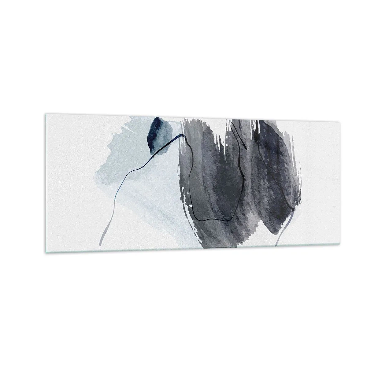 Impression sur verre - Image sur verre - Intensité et mouvement - 100x40 cm