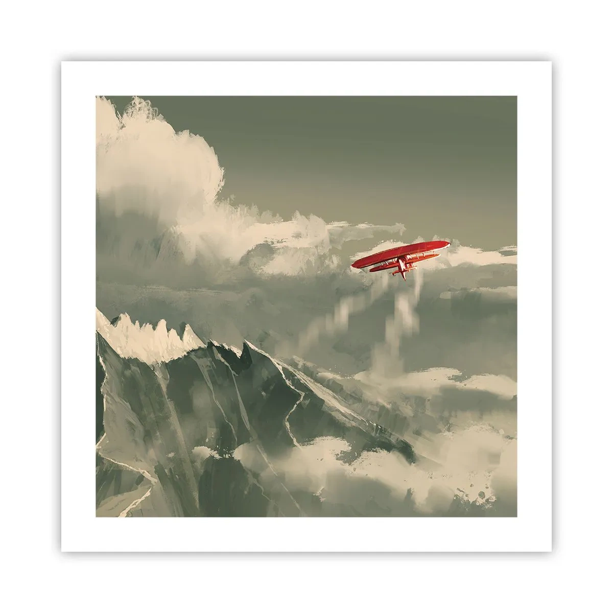 Affiche - Poster - Pionnier intrépide - 50x50 cm