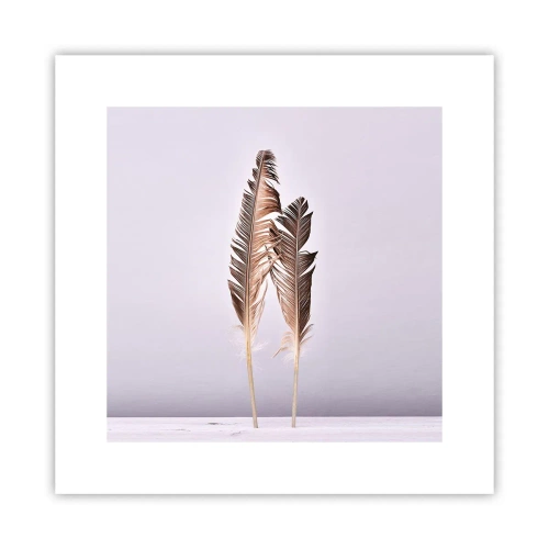 Affiche - Poster - Face au néant - 30x30 cm