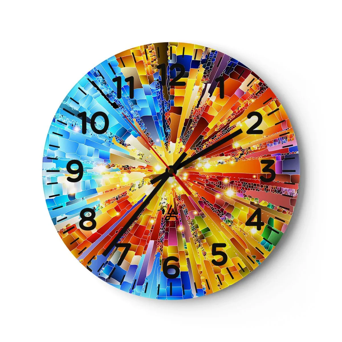 Horloge murale - Pendule murale - In medias res - 40x40 cm
