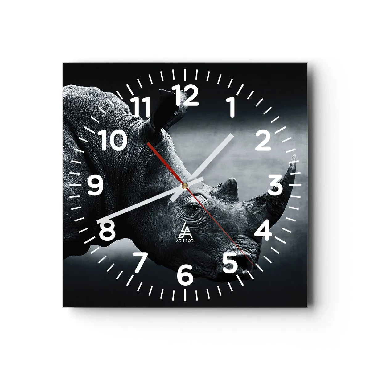 Horloge murale - Pendule murale - Le profil droit - 30x30 cm