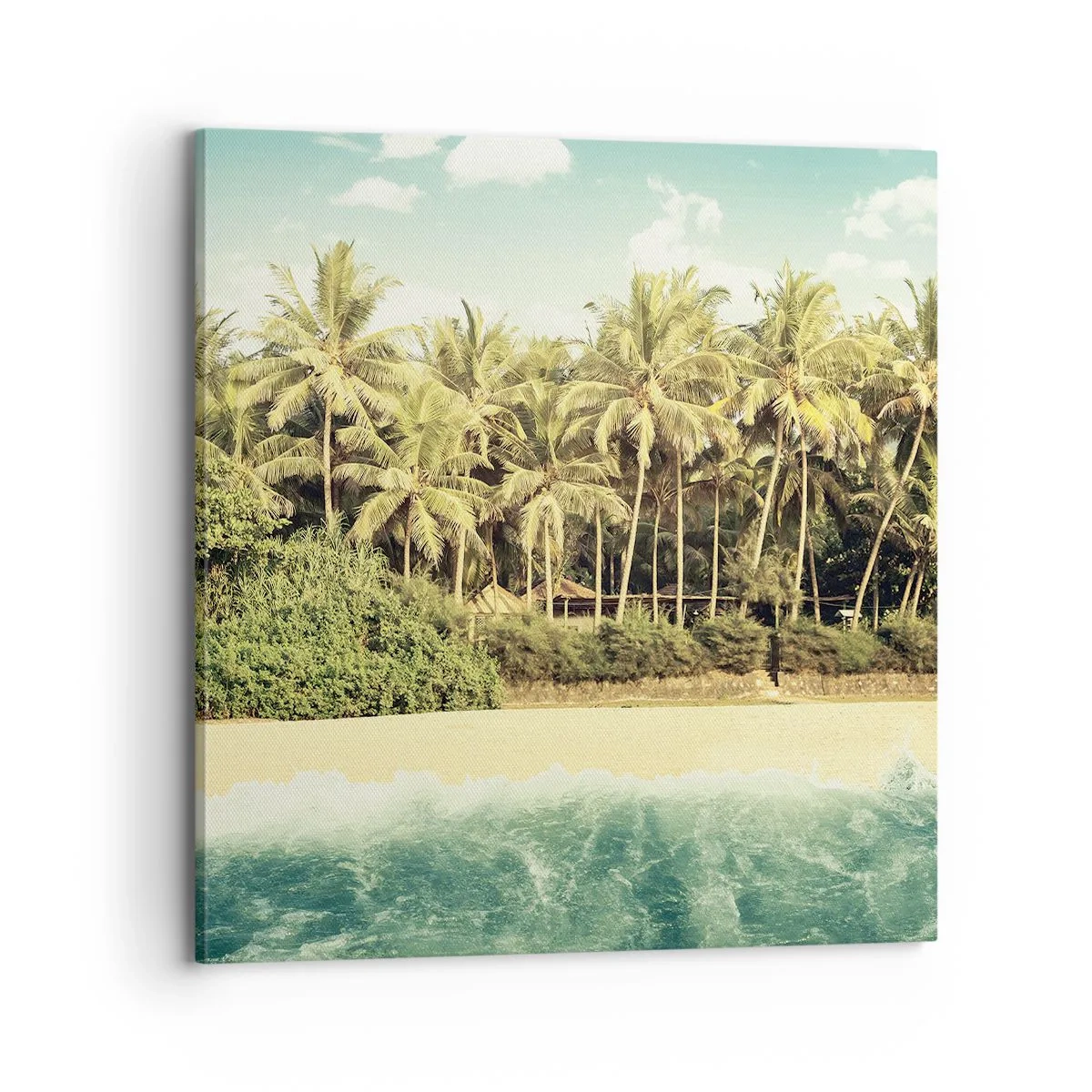 Impression sur toile - Image sur toile - Peut-être ici? - 70x70 cm