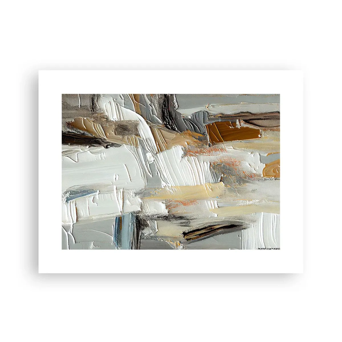 Affiche - Poster - Couches colorées - 40x30 cm