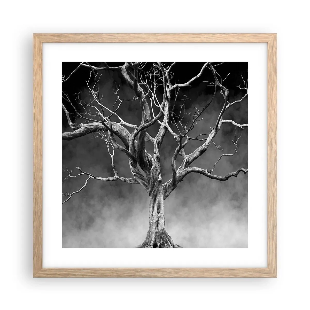 Affiche dans un chêne clair - Poster - Primordial et sacré - 40x40 cm