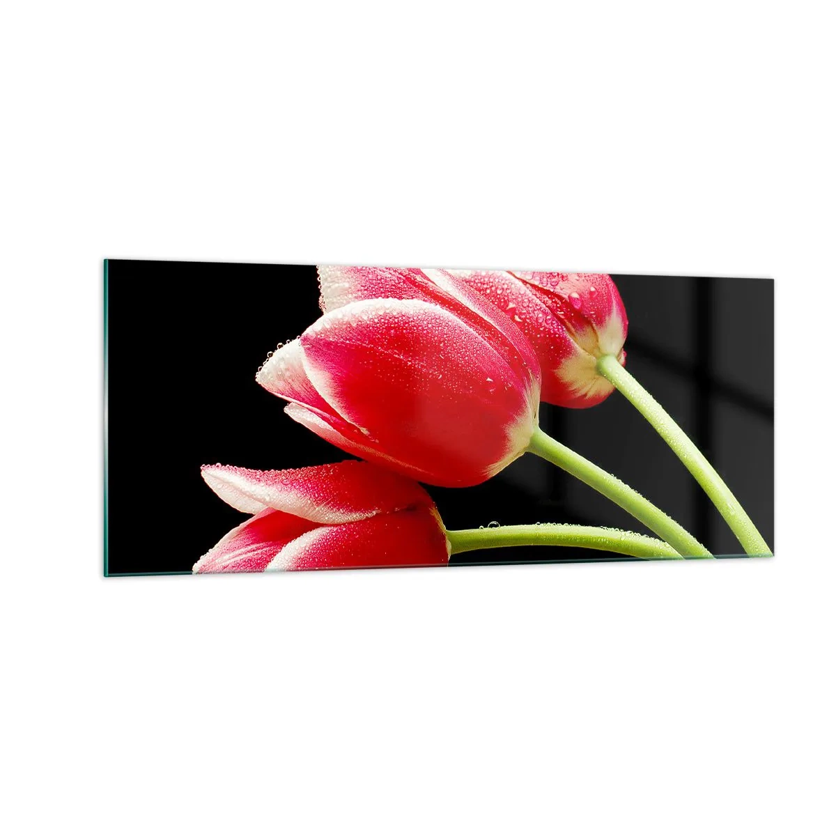 Impression sur verre - Image sur verre - Une promesse d'amour pur - 100x40 cm