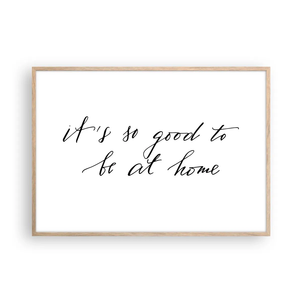 Affiche dans un chêne clair - Poster - Toute la vérite - 100x70 cm