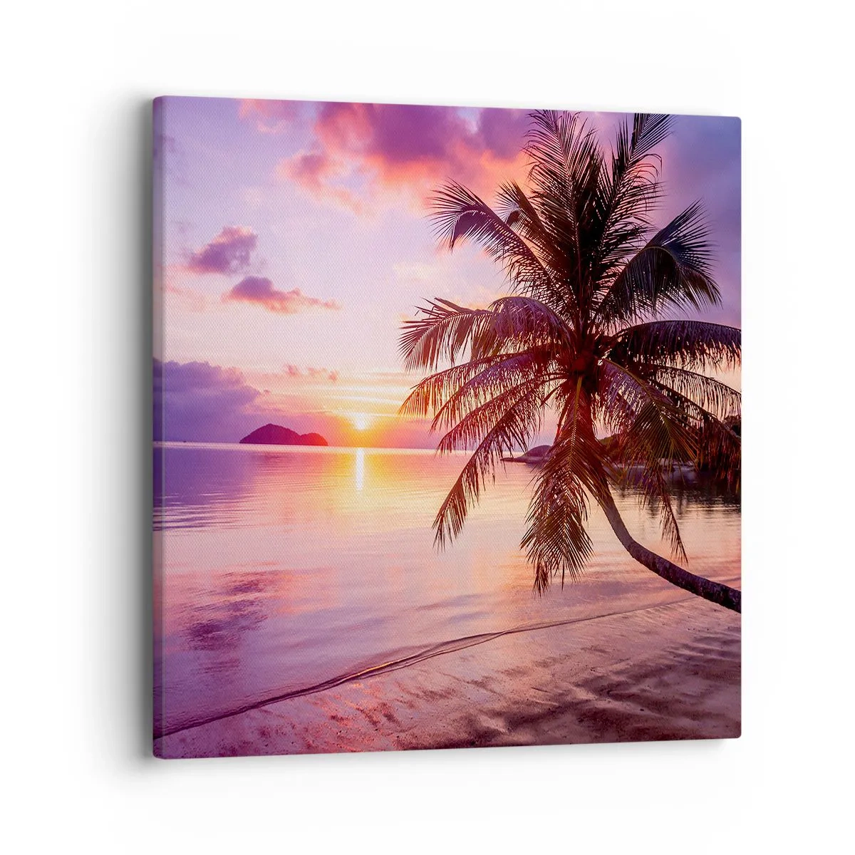 Impression sur toile - Image sur toile - Le bonheur à l'horizon - 40x40 cm