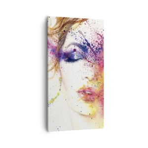 Impression sur toile - Image sur toile - Vertiges arc-en-ciel - 55x100 cm