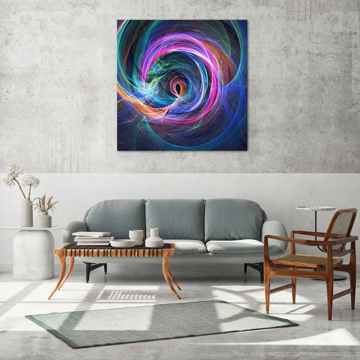 Impression sur verre - Image sur verre - Où m'emmènes-tu ? - 50x50 cm