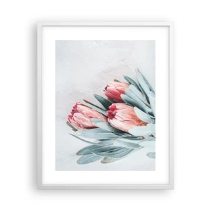 Affiche dans un cadre blanc - Poster - Honte de leur propre beauté - 40x50 cm