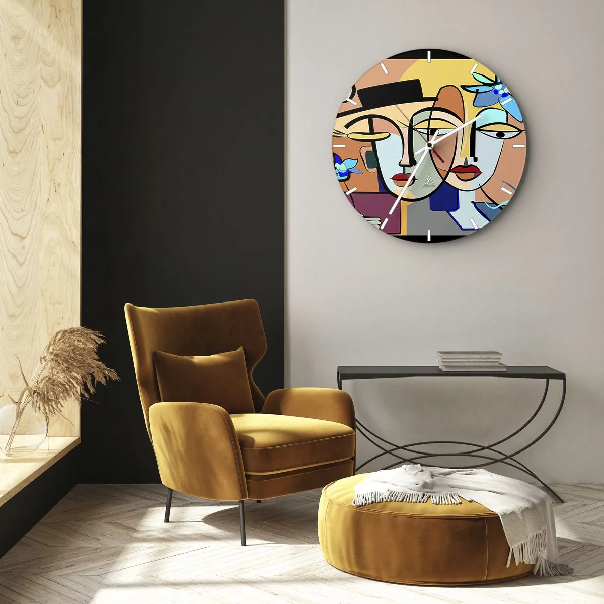 Horloge murale - Pendule murale - Le Rendez-vous de Picasso - 40x40 cm