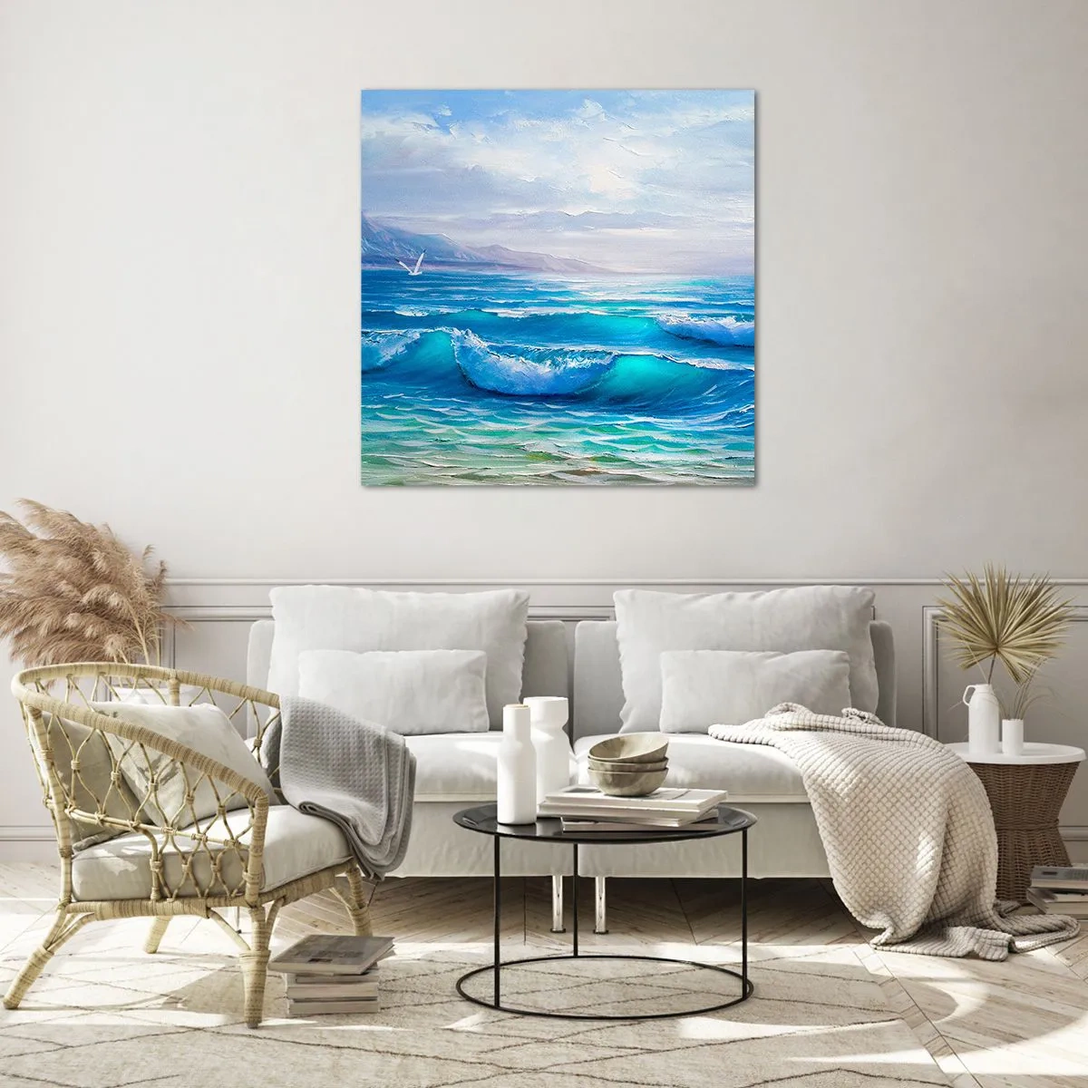 Impression sur verre - Image sur verre - Il apporte un soulagement - 40x40 cm