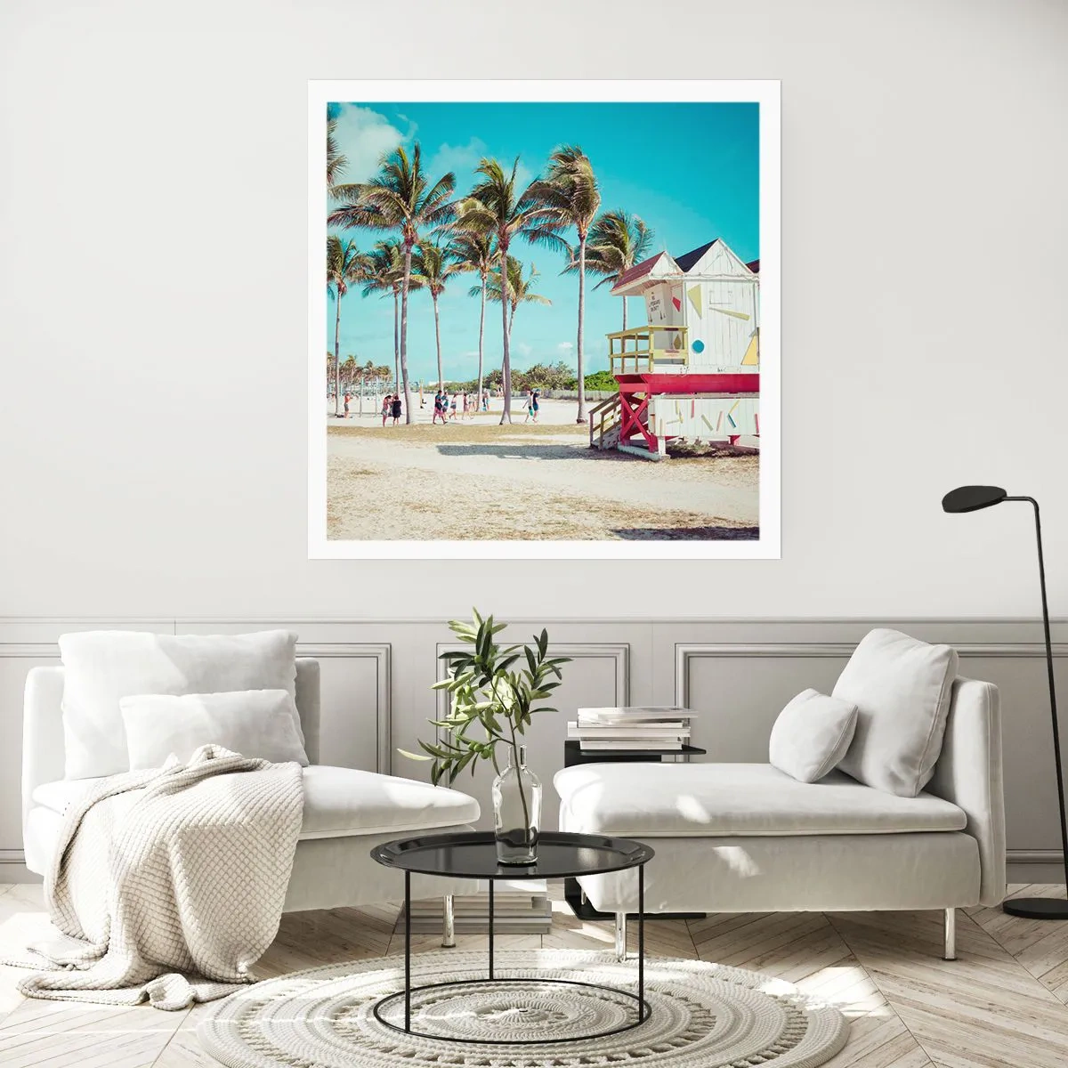 Affiche - Poster - Une belle journée devant toi - 40x40 cm