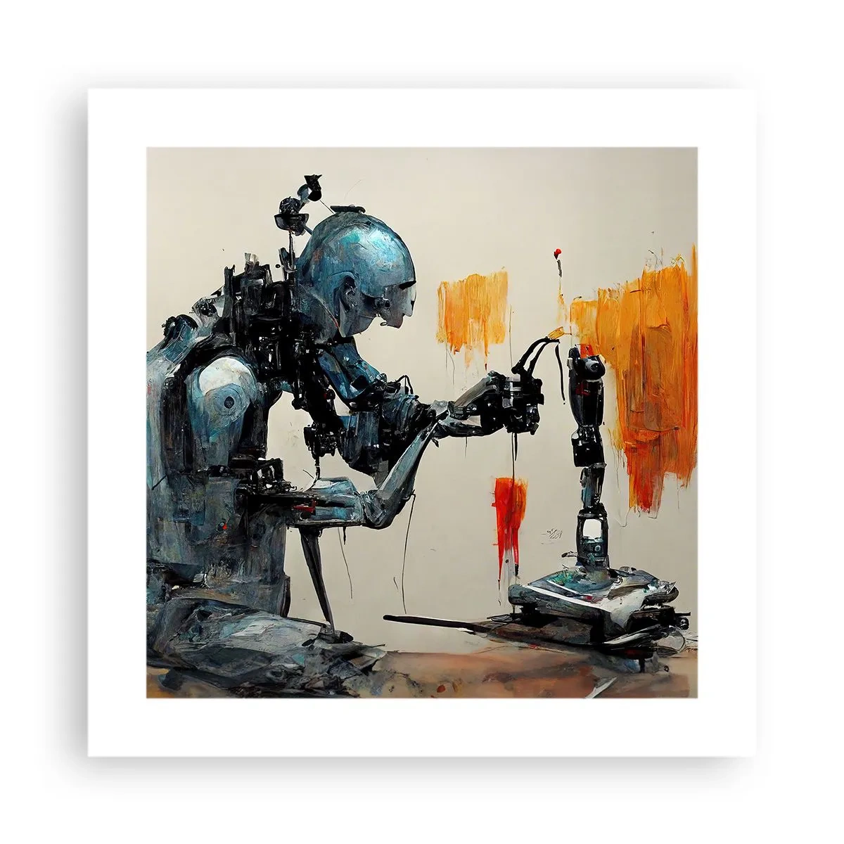Affiche - Poster - Déjà demain… - 40x40 cm