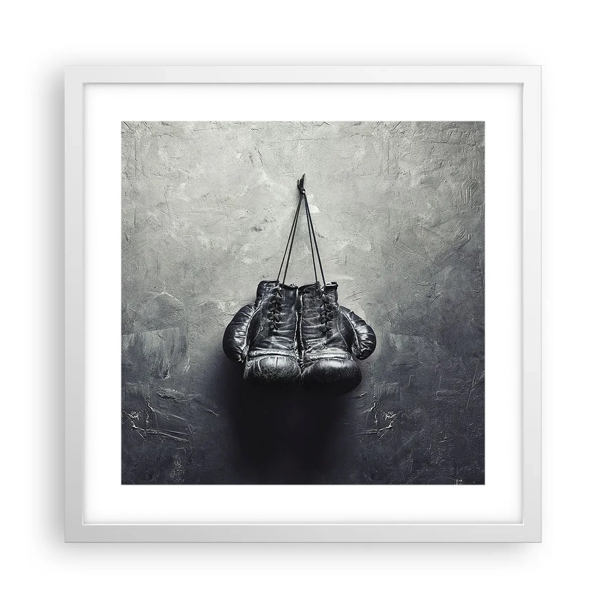 Affiche dans un cadre blanc - Poster - Un temps pour se battre et un temps pour la paix - 40x40 cm