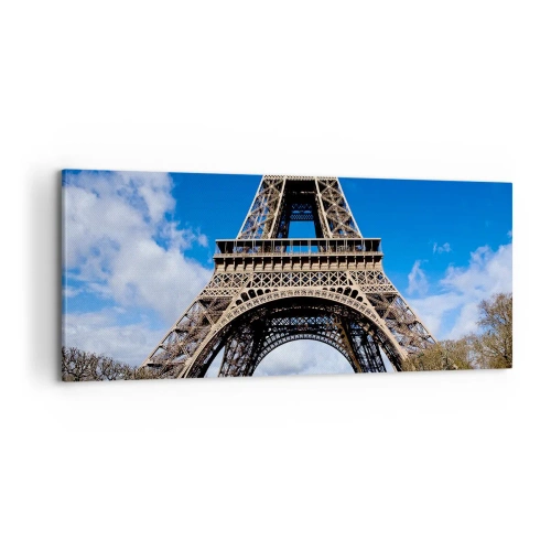 Impression sur toile - Image sur toile - Tout Paris à ses pieds - 100x40 cm