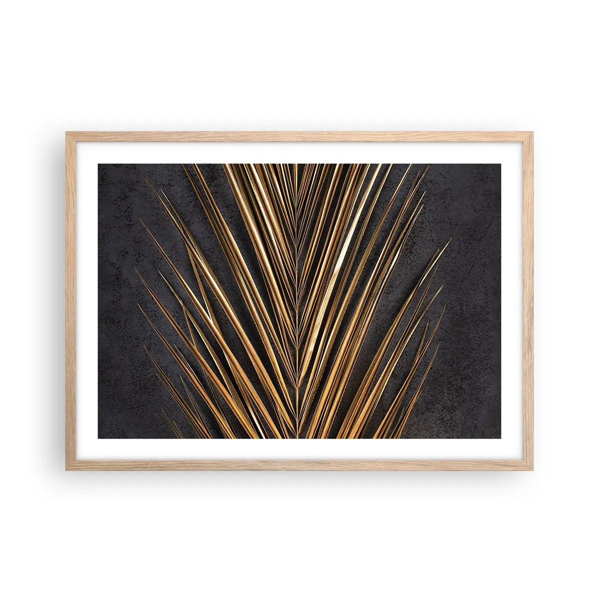 Affiche dans un chêne clair - Poster - L'or des tropiques - 70x50 cm