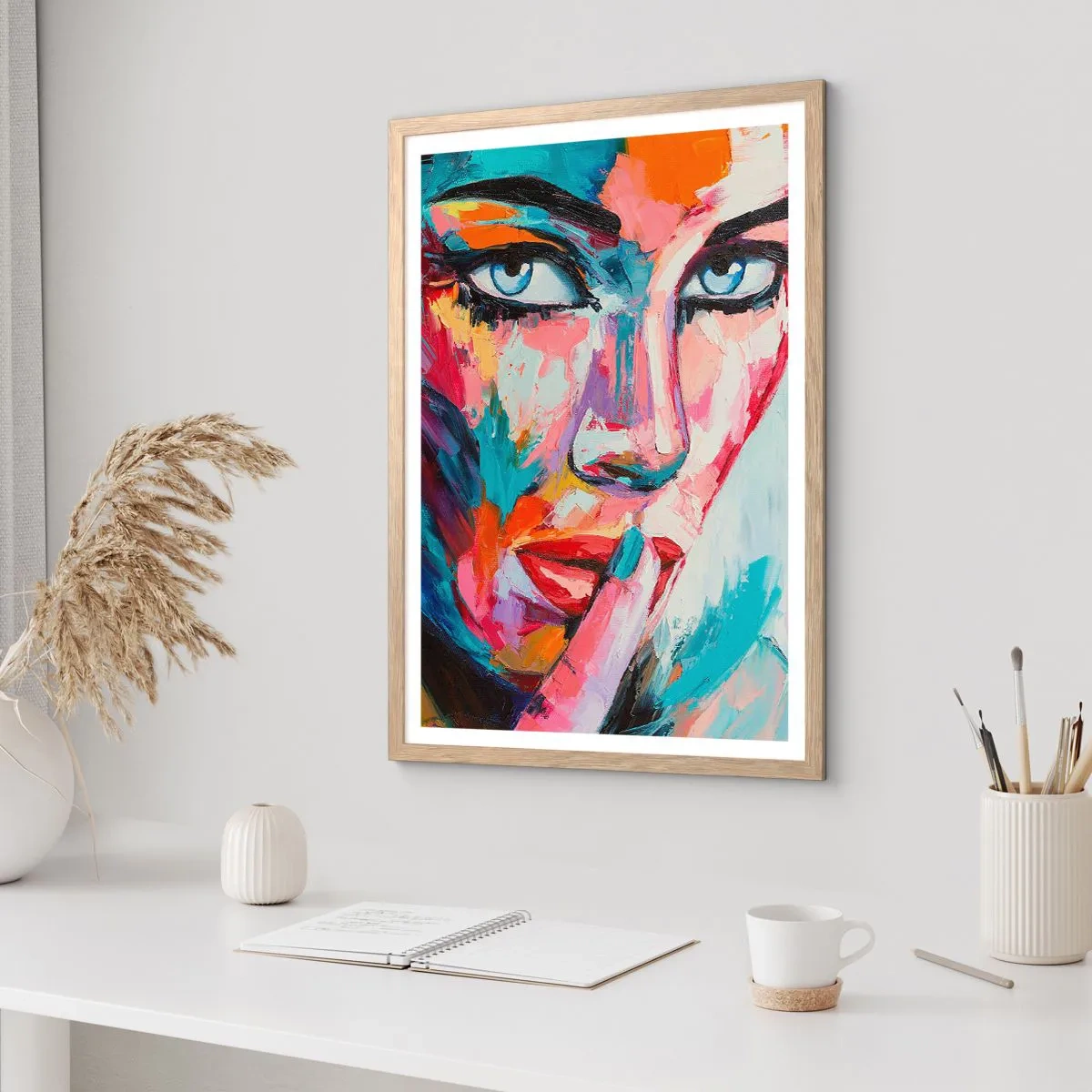 Affiche dans un chêne clair - Poster - Notre premier secret - 61x91 cm