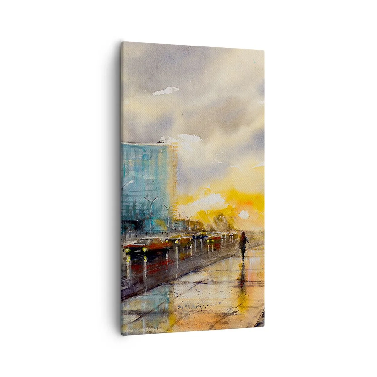 Impression sur toile - Image sur toile - La vie sur le rivage - 55x100 cm