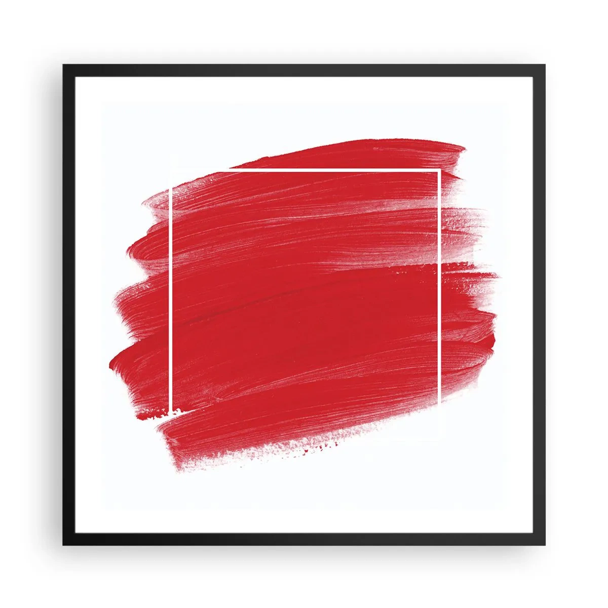 Affiche dans un cadre noir - Poster - En dehors du cadre - 60x60 cm