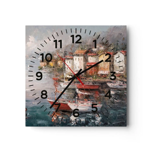 Horloge murale - Pendule murale - Havre romantique - 30x30 cm
