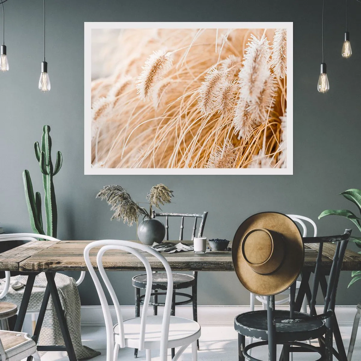 Affiche - Poster - Le bruissement doré de l'herbe - 70x50 cm