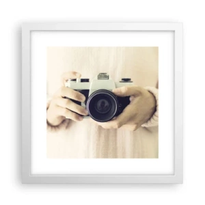 Affiche dans un cadre blanc - Poster - Pour voir plus ... - 30x30 cm