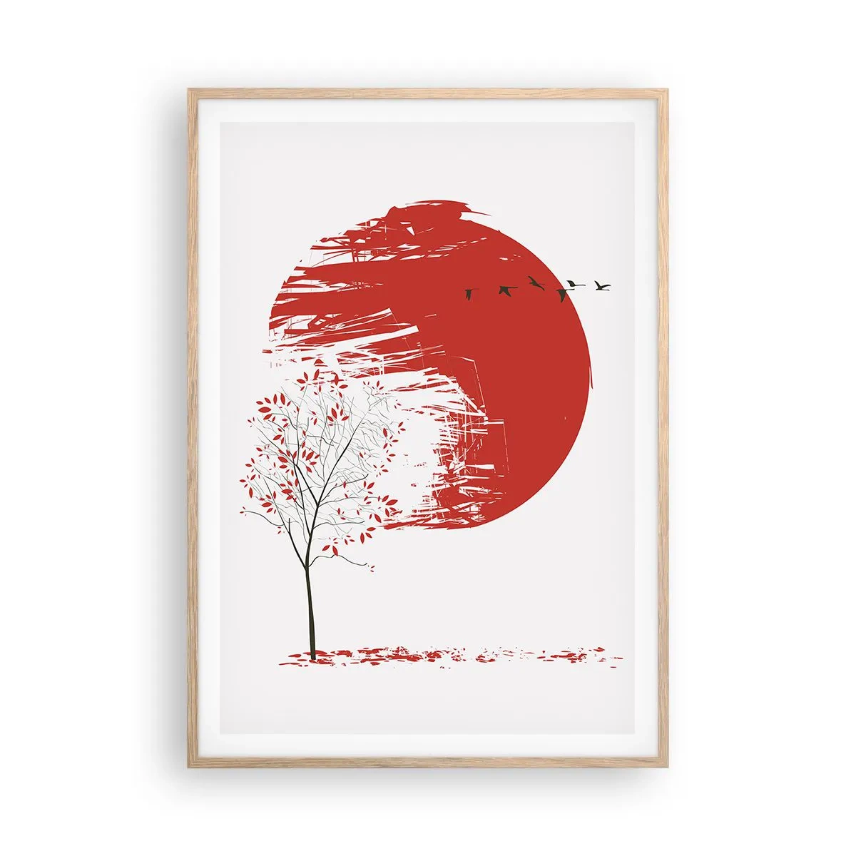 Affiche dans un chêne clair - Poster - Connaissez-vous ce pays ? - 70x100 cm