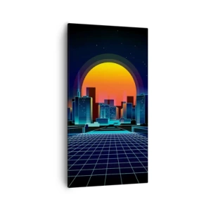 Impression sur toile - Image sur toile - Vous voulez toujours passer au réel ? - 55x100 cm