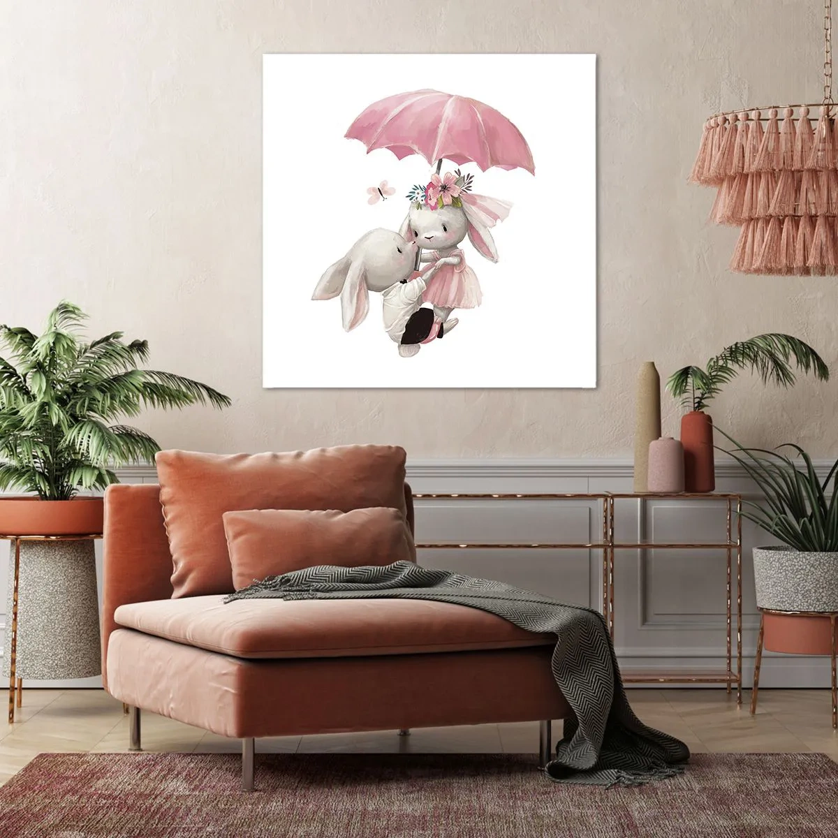 Impression sur toile - Image sur toile - C'est ça l'amour - 40x40 cm