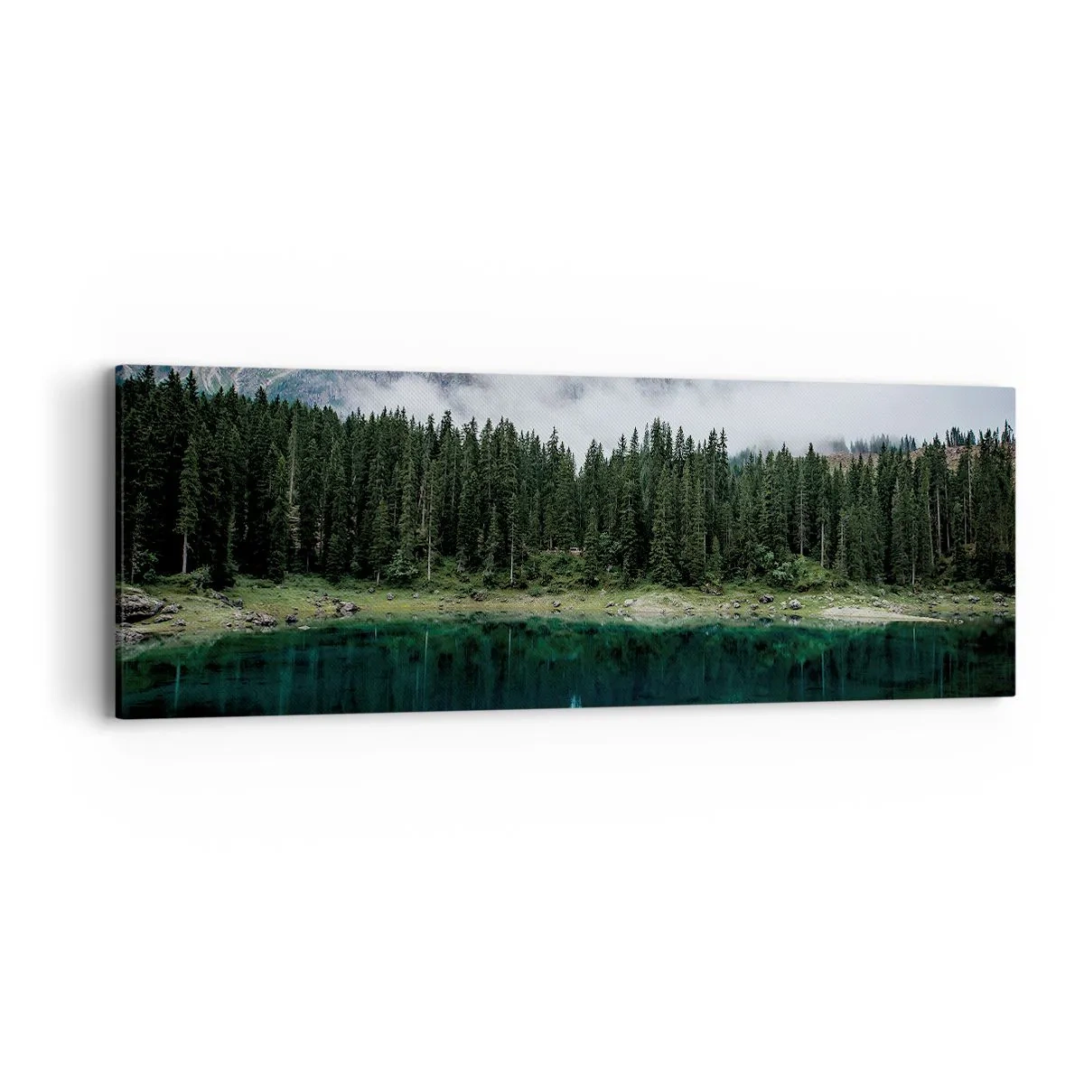 Impression sur toile - Image sur toile - Chut, chut, ne réveillons pas l'eau qui dort - 90x30 cm