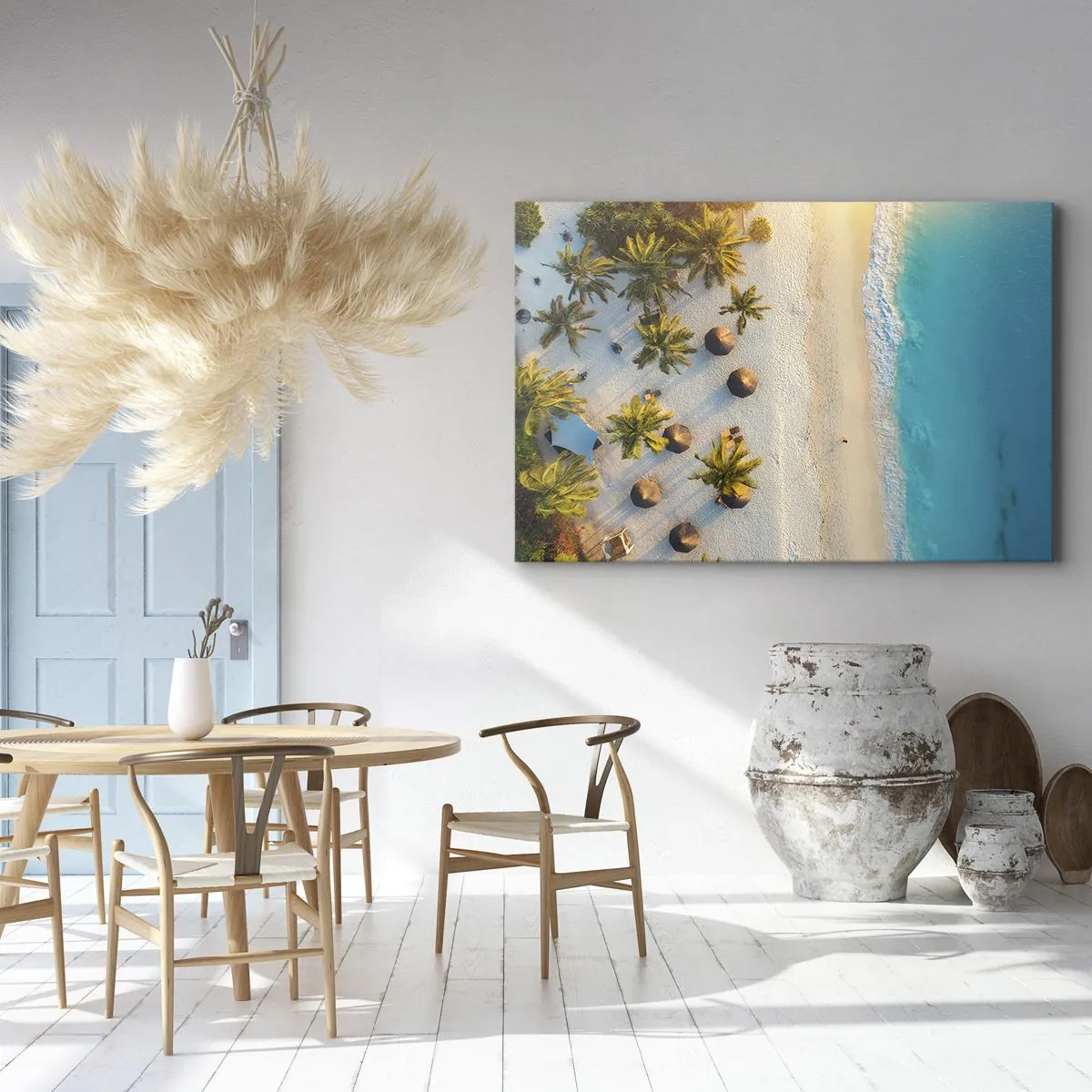 Impression sur toile - Image sur toile - Bienvenue au paradis - 70x50 cm
