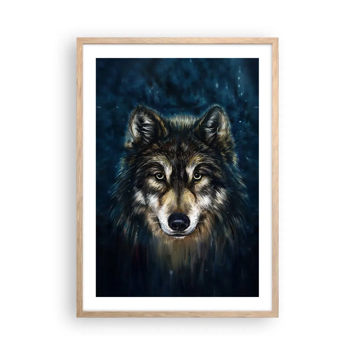 Affiche dans un chêne clair - Poster - Alpha? Et oméga - 50x70 cm