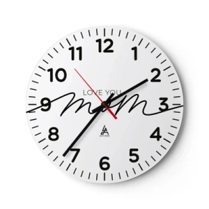 Horloge murale - Pendule murale - Grand chamboulement - 30x30 cm