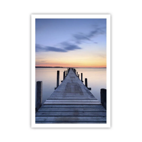 Affiche - Poster - Le calme d'un crépuscule serein - 70x100 cm