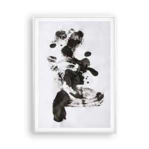 Affiche dans un cadre blanc - Poster - De la méthode dans la folie ? - 70x100 cm