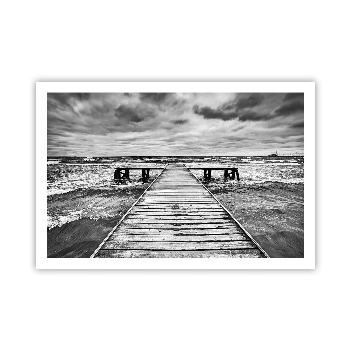 Affiche - Poster - J'attends que le vent, ça le chassera... - 91x61 cm