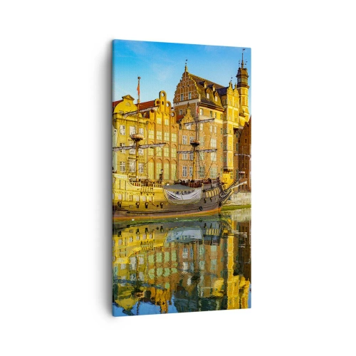 Impression sur toile - Image sur toile - Reflet dans le miroir du passé - 45x80 cm