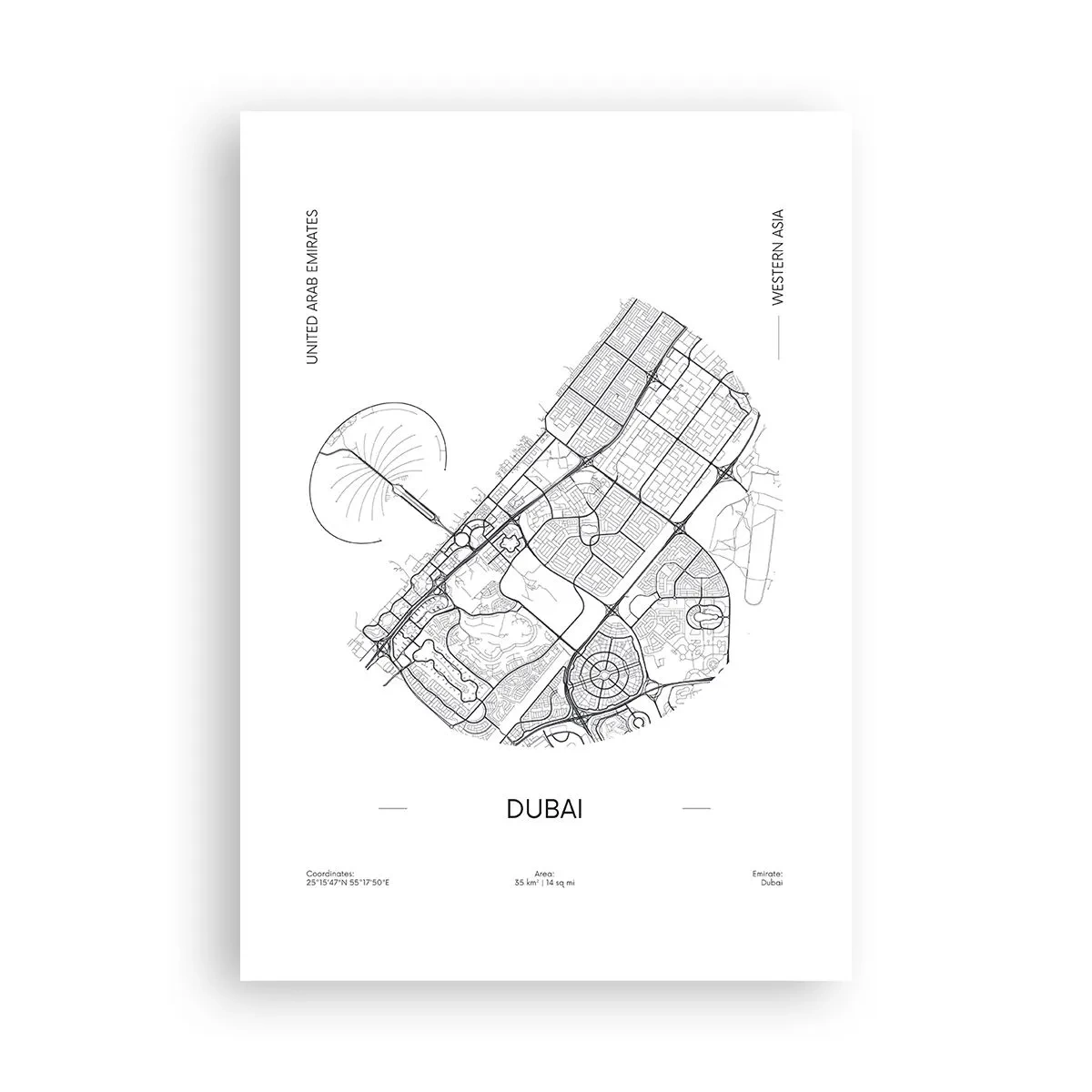 Affiche - Poster - Anatomie de Dubaï - 70x100 cm